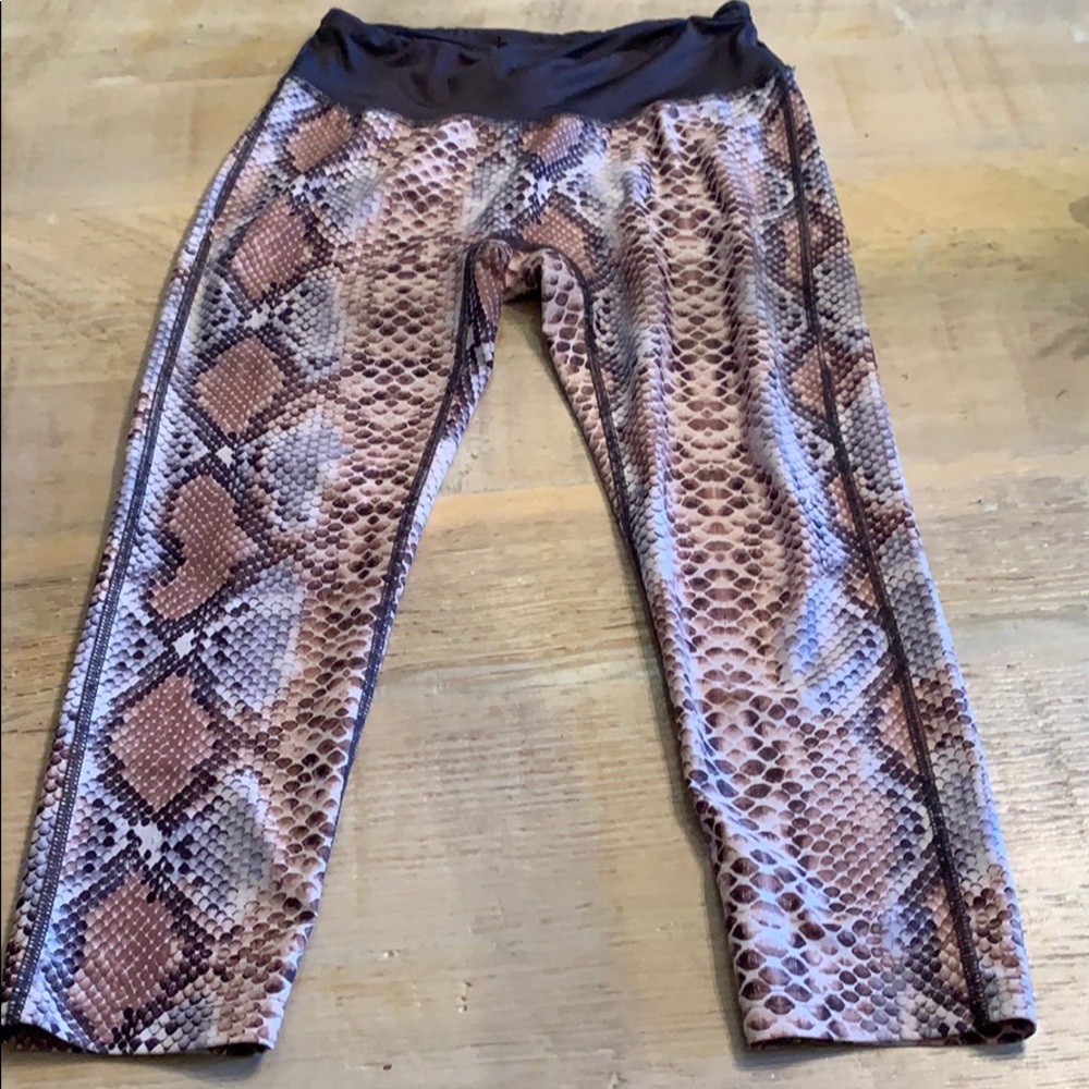 Prism snakeskin leggings